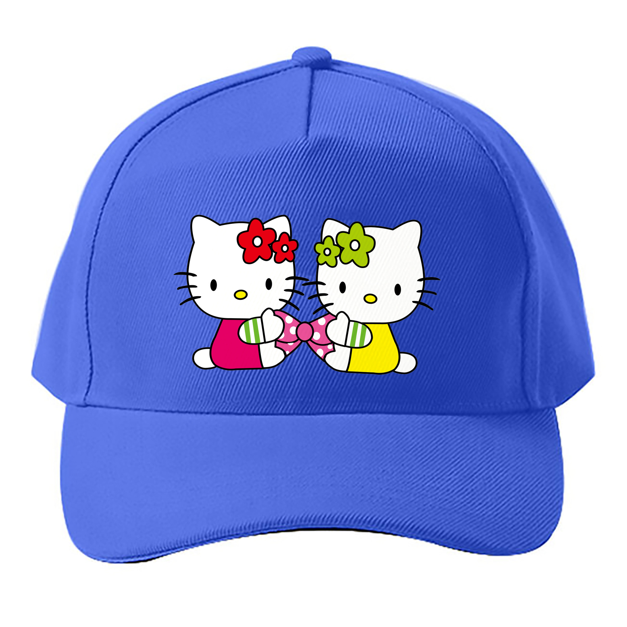 （画像用） Hello Kitty ハローキティ ベースボールキャップ 綿100％ 男女兼用 帽子 スポーツ